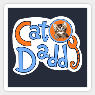 Tabby Cat Daddy Sticker